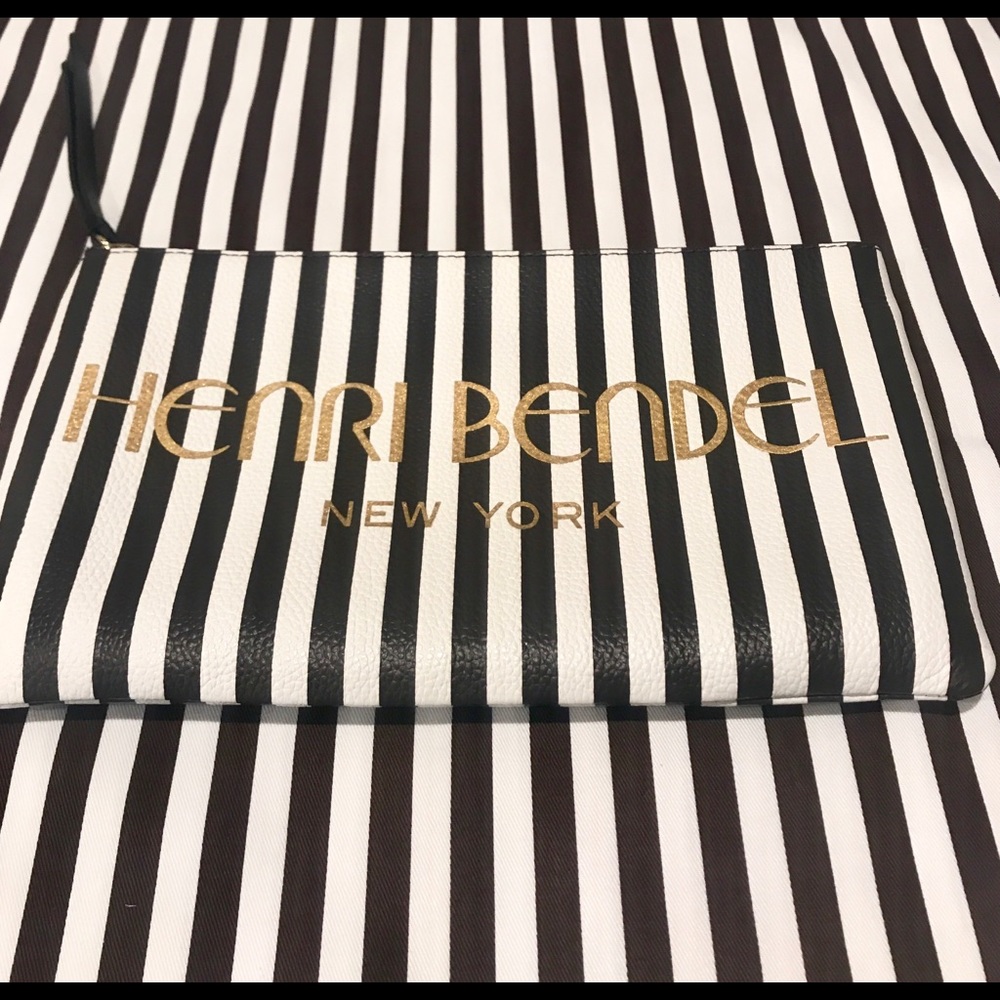AUTHENTIC HENRI BENDEL SIGNATURE CENTENNIAL POUCH